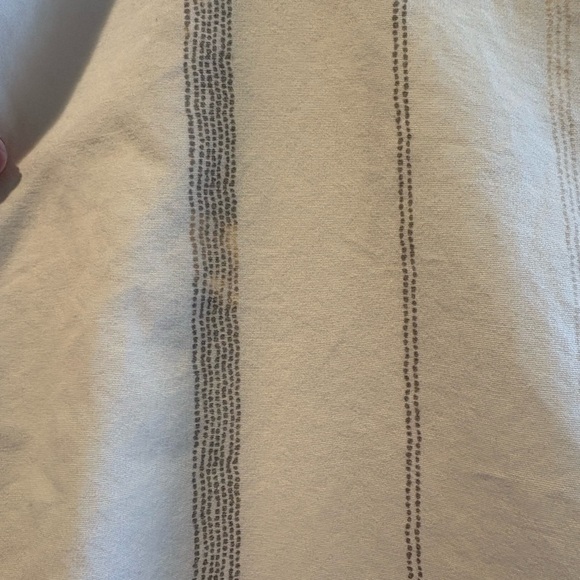 Hearth & Hand with Magnolia Striped White and Gray Bedding Set King Size - Picture 11 of 13